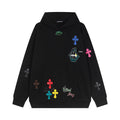 Chrome Hearts Cross Graphic Pullover Hoodie - Black