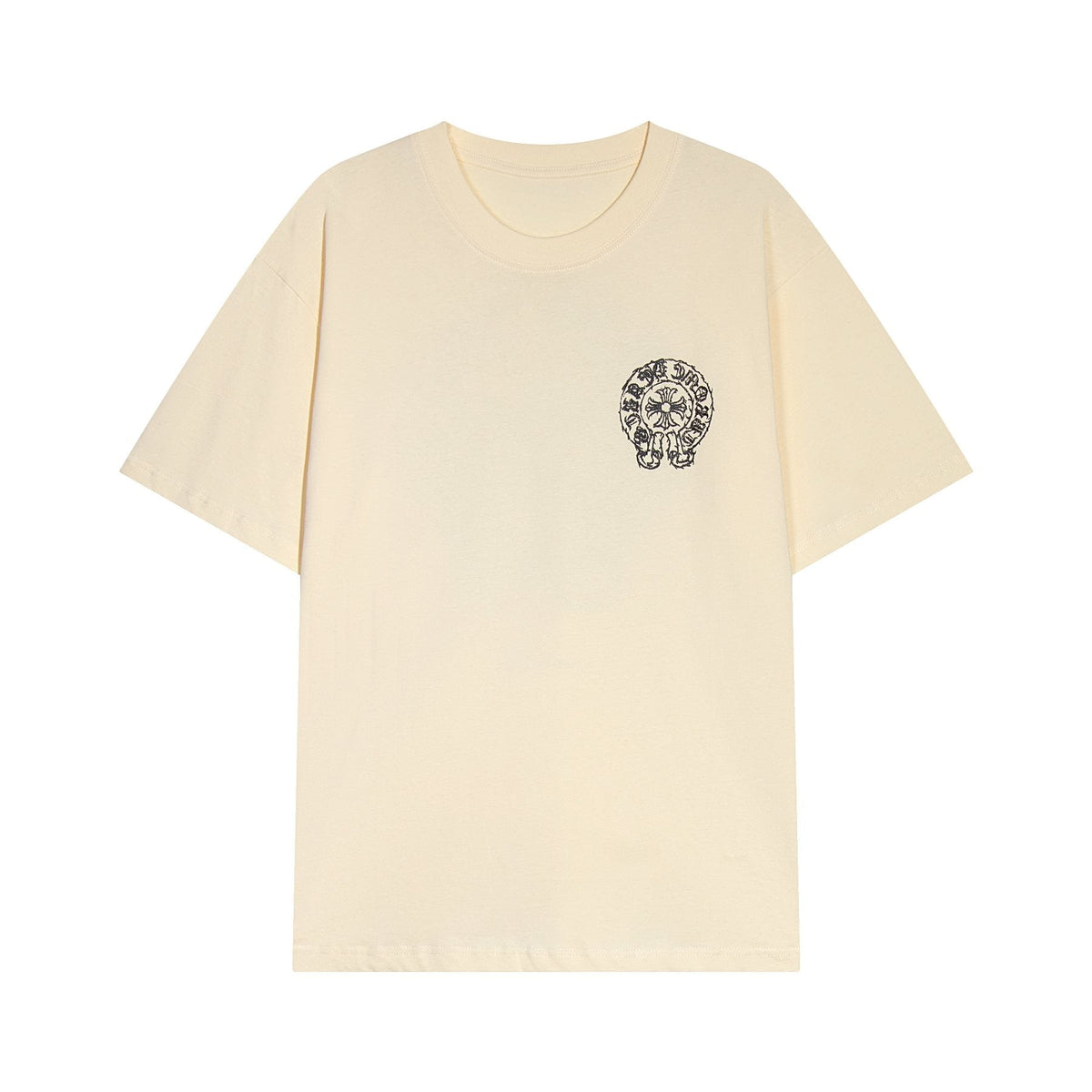 Chrome Hearts Sanskrit Horseshoe Cross Graphic T-Shirt