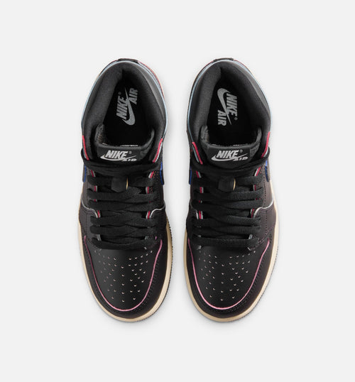 Air Jordan 1 Retro High OG Grade School Sneakers – Black and Muslin