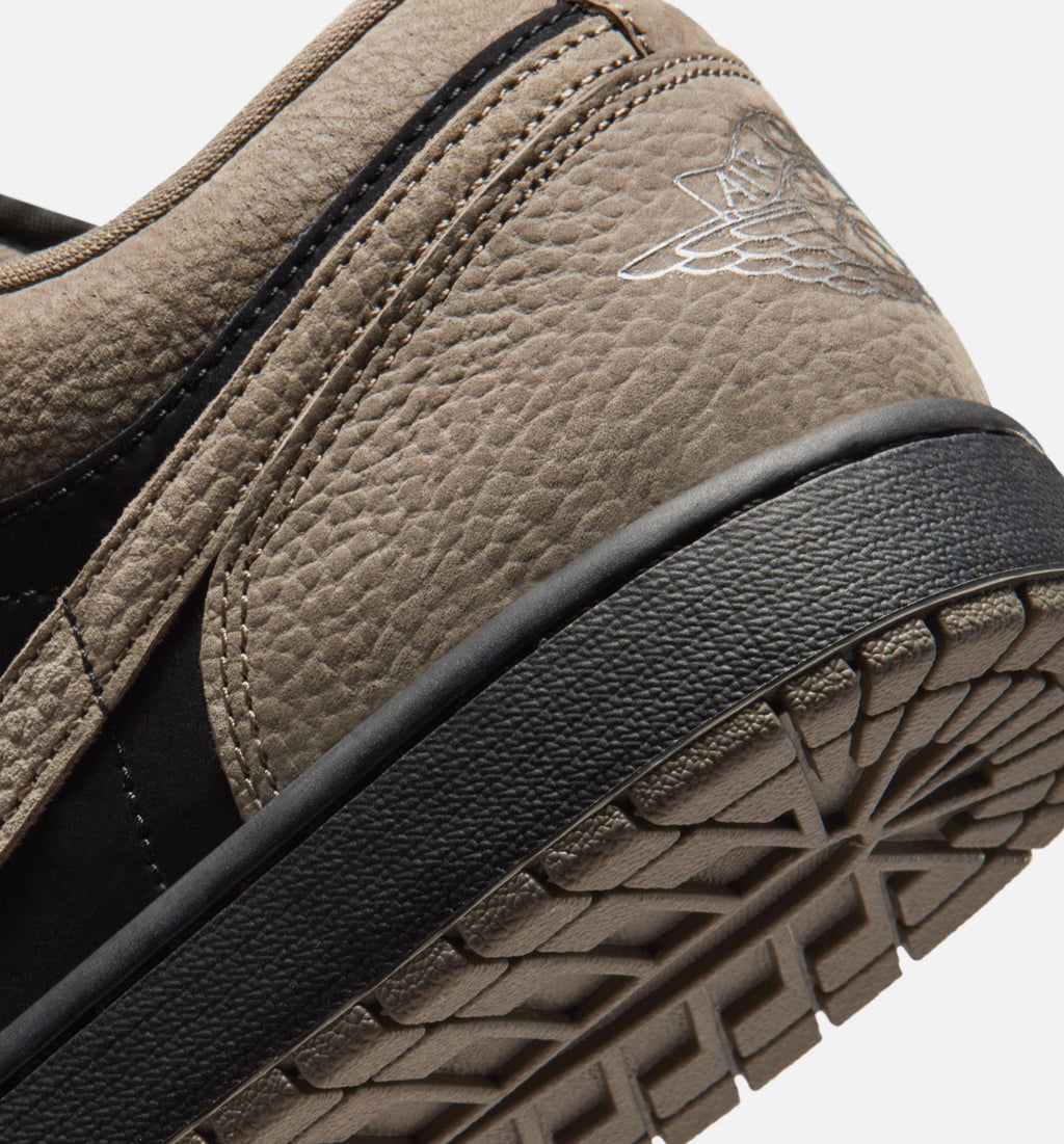 Air Jordan 1 Low SE Men's Lifestyle Shoe - Black / Olive Grey / Light Wild Mango