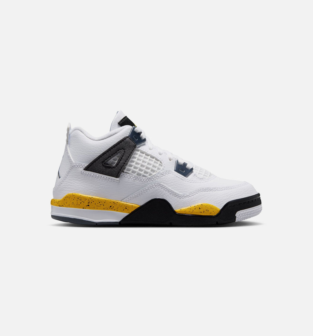 Air Jordan 4 Retro Rare Air Tour Yellow Preschool Sneakers