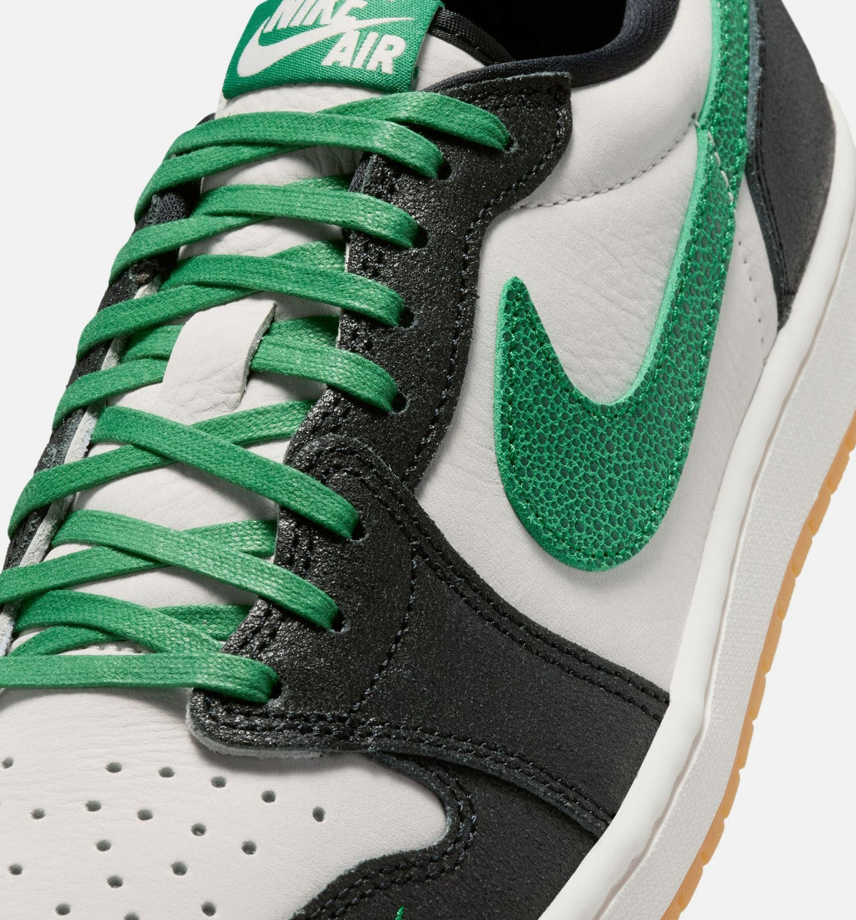 Air Jordan 1 Retro Low OG Phantom And Pine Green Men's Sneakers