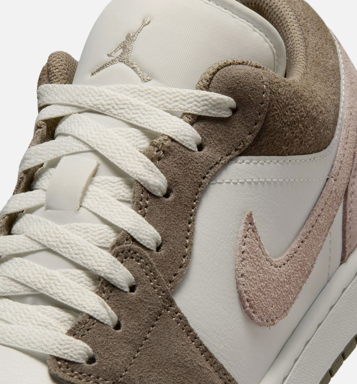 Air Jordan 1 Low - Men's Lifestyle Sneaker (Olive Grey/Enigma Stone/Summit White)