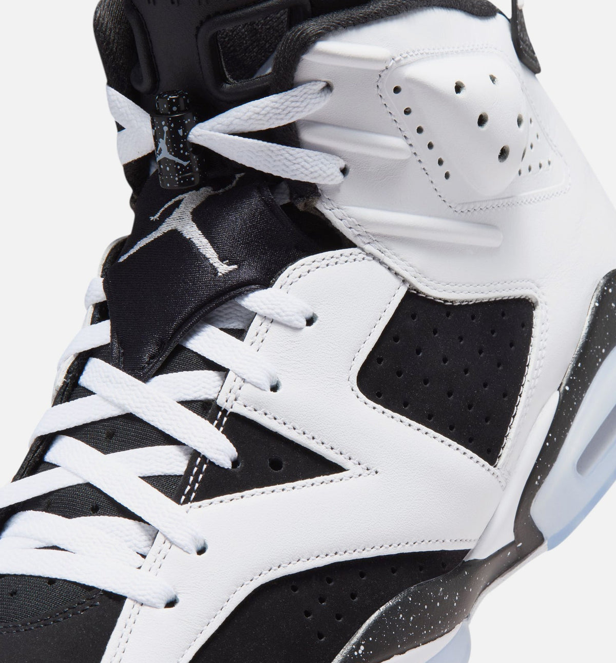 Air Jordan 6 Retro Black and White Men's Sneakers