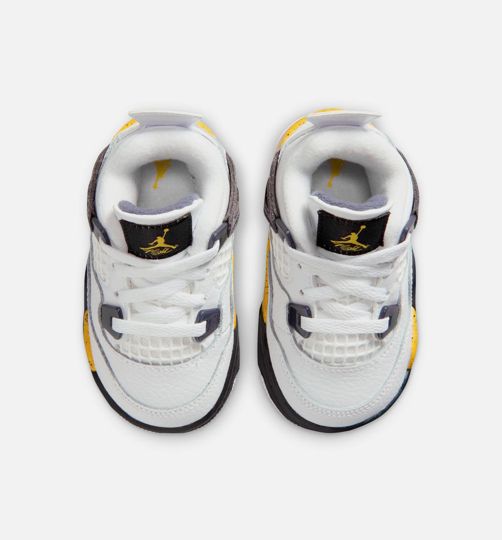 Air Jordan 4 Retro Rare Air Tour Yellow Infant & Toddler Sneakers