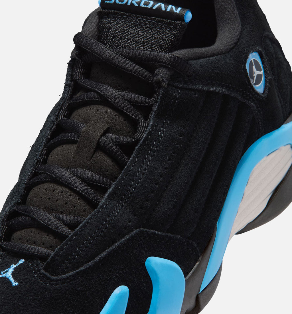 Air Jordan 14 Retro Black University Blue Grade School Sneakers