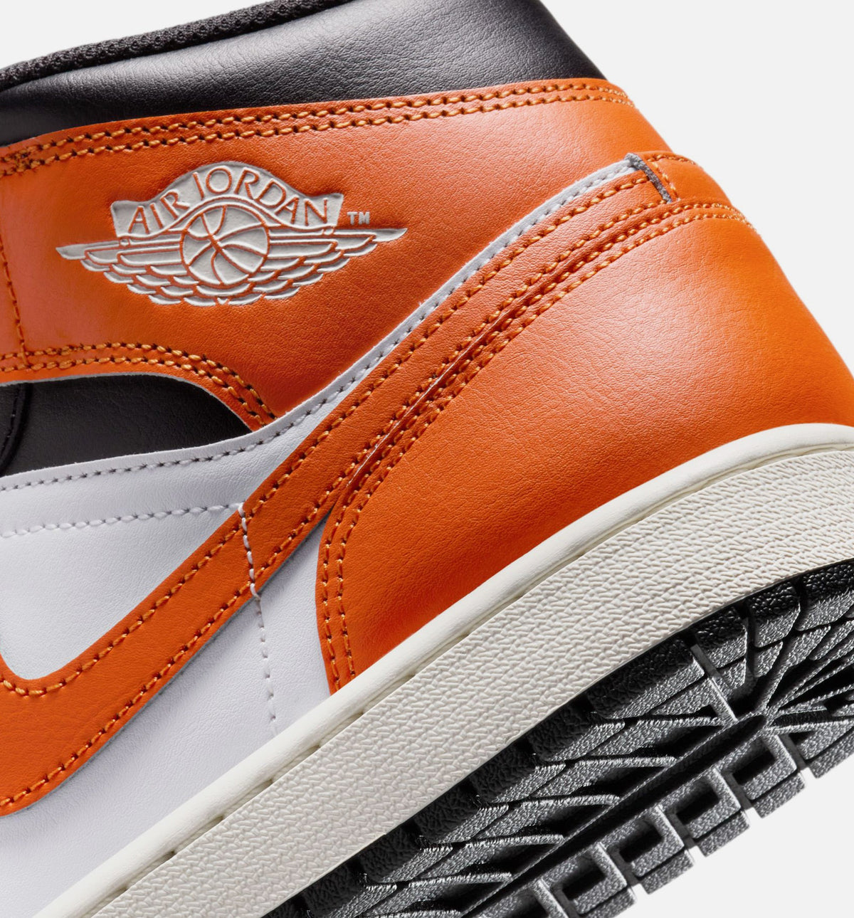 Air Jordan 1 Mid Men's Sneakers – Starfish / White / Sail / Black