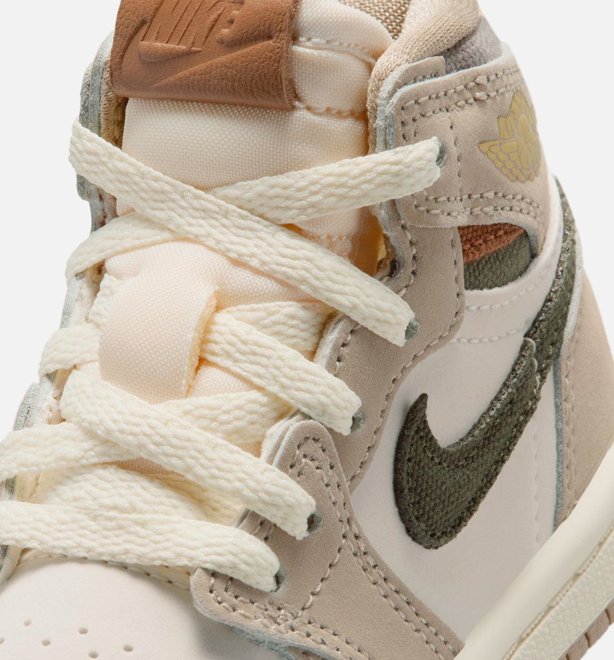 Air Jordan 1 Retro High OG Khaki Infant & Toddler Sneakers