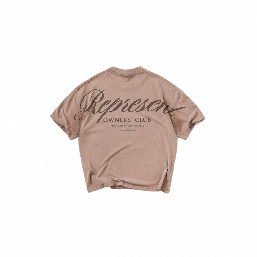 Represent Owners Club Script Tee