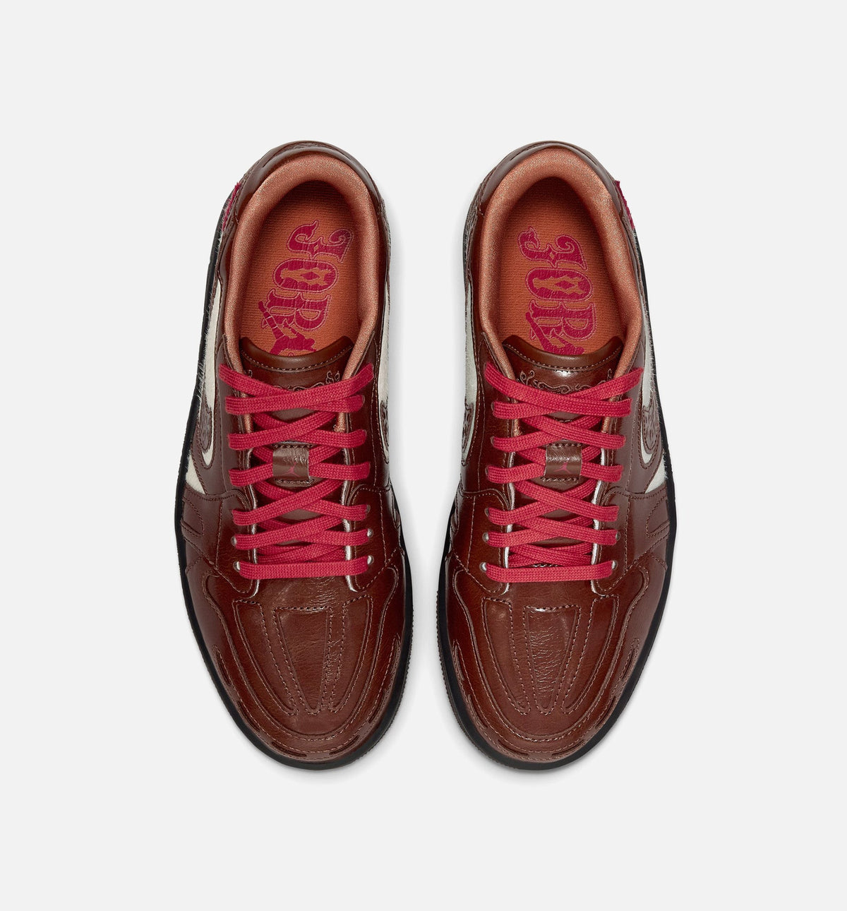 Air Jordan 1 Low Lunar New Year Women's Sneakers - Light Chocolate / Black