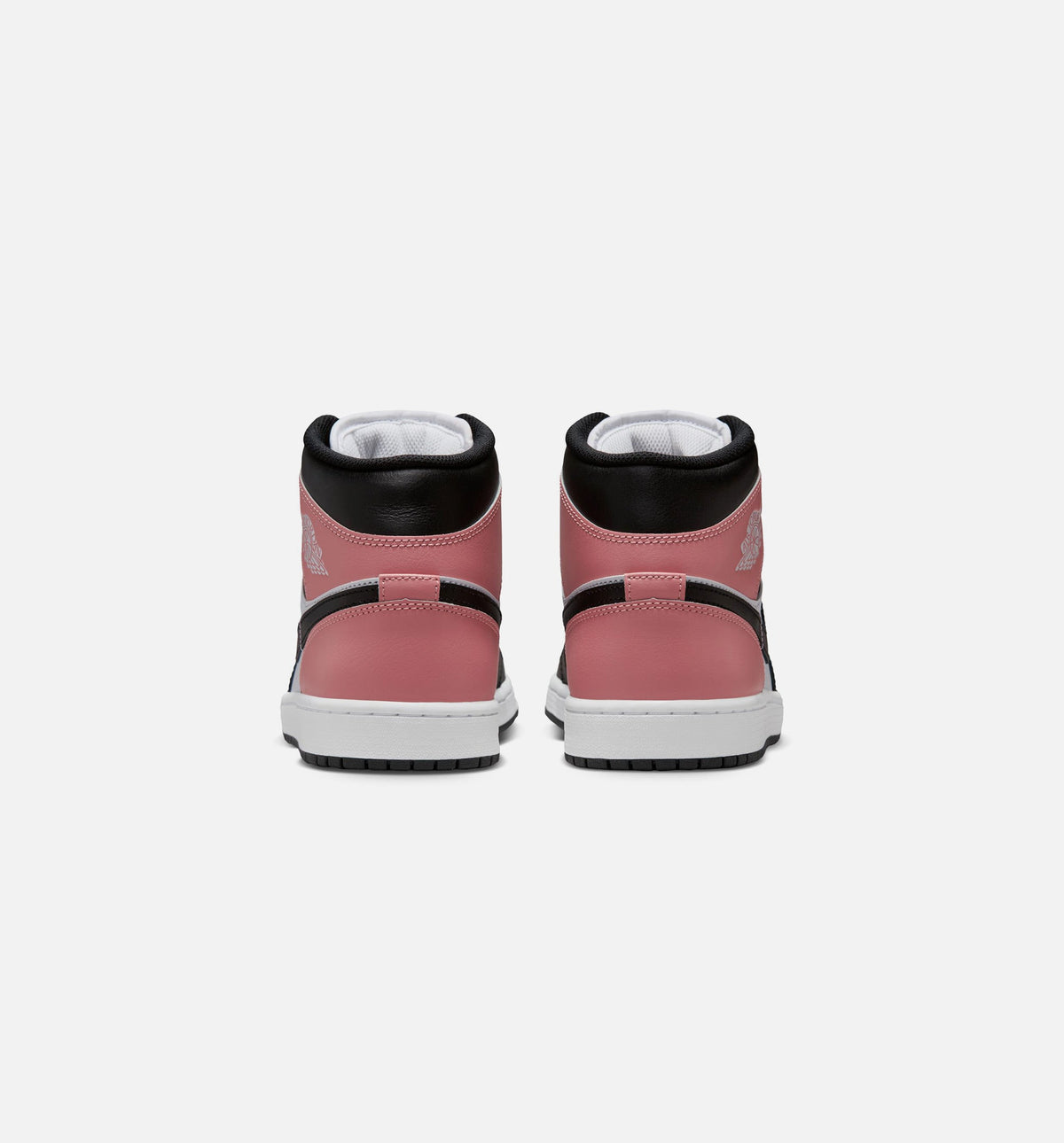 Air Jordan 1 Mid Men's Sneakers – White / Rust Pink / Black