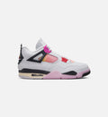 Air Jordan 4 Retro Comic Men's Lifestyle Shoes - Off White/Fire Pink/Anthracite