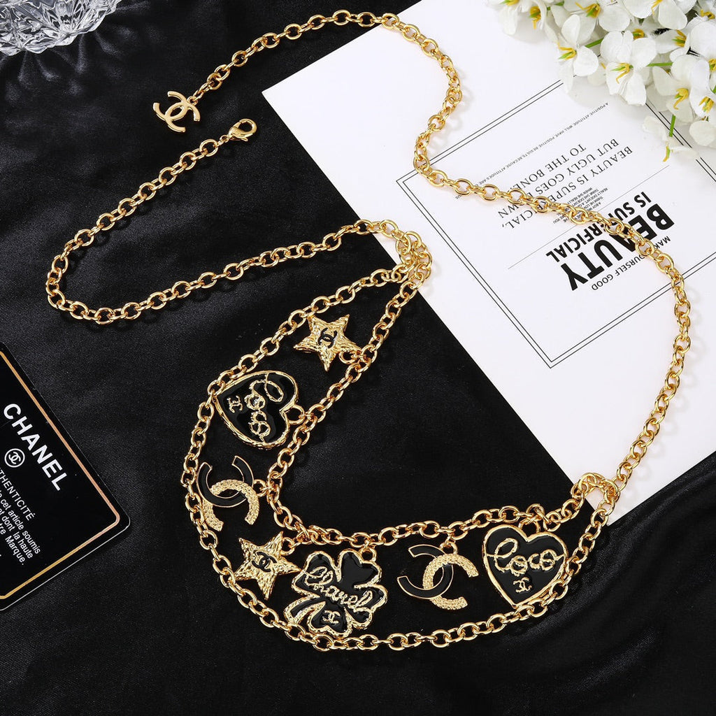 CHANEL 25S GOLD CHAIN BELT 611795