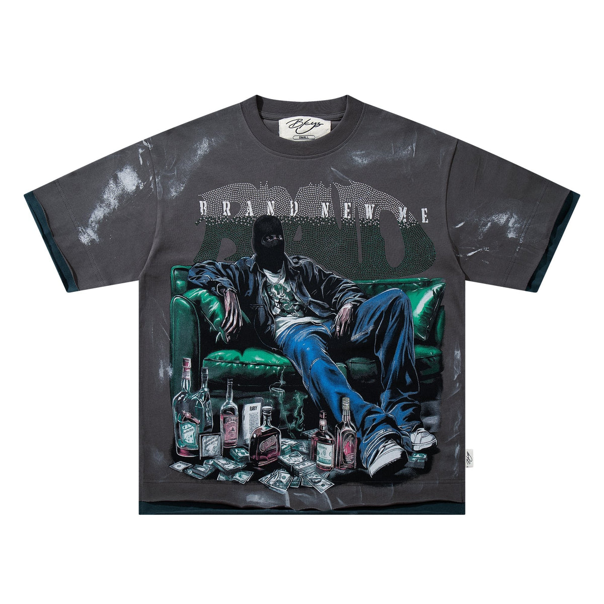 BKYS Revival Seated Figure Graphic T-Shirt