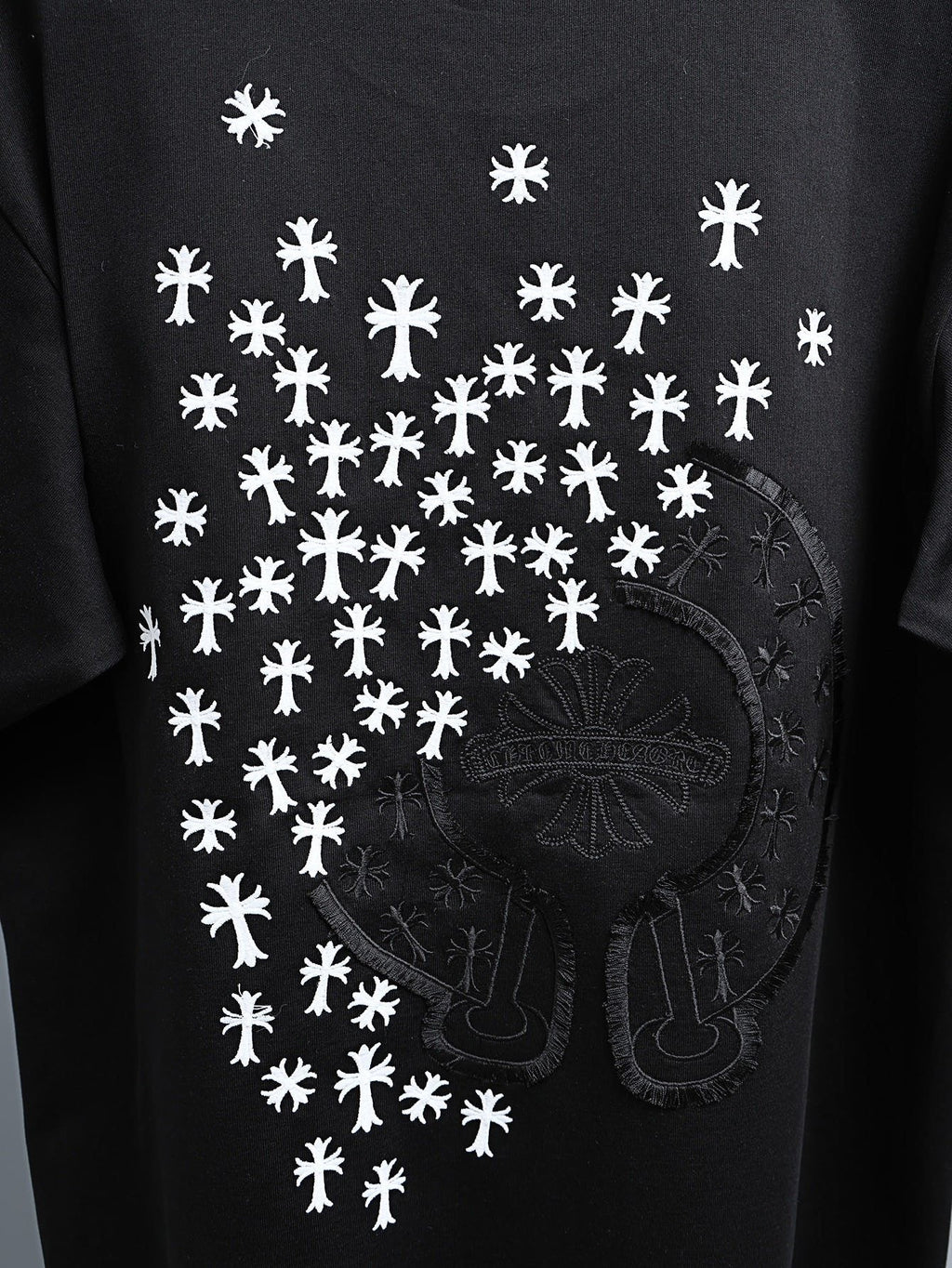 Chrome Hearts Clustered Cross Short-Sleeve T-Shirt