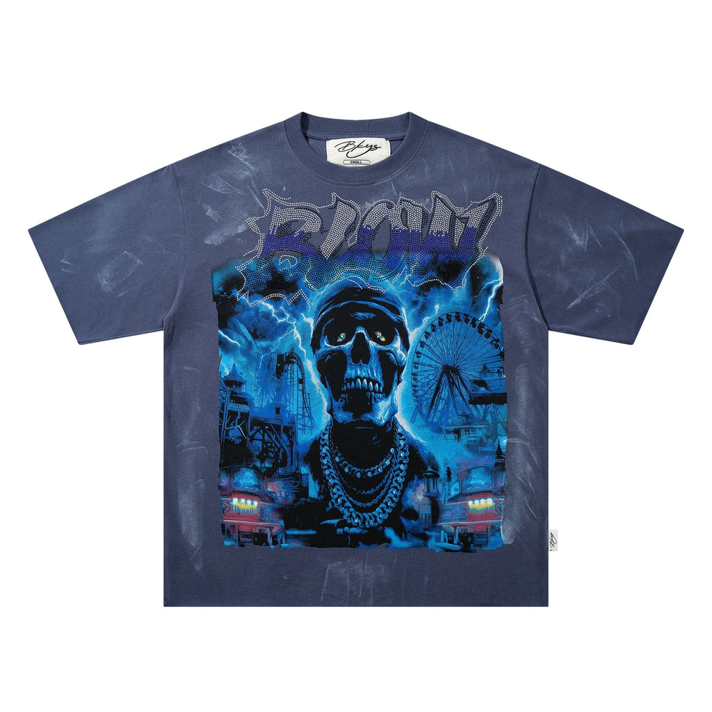 BKYS Revival Sins Away Skull Graphic T-Shirt