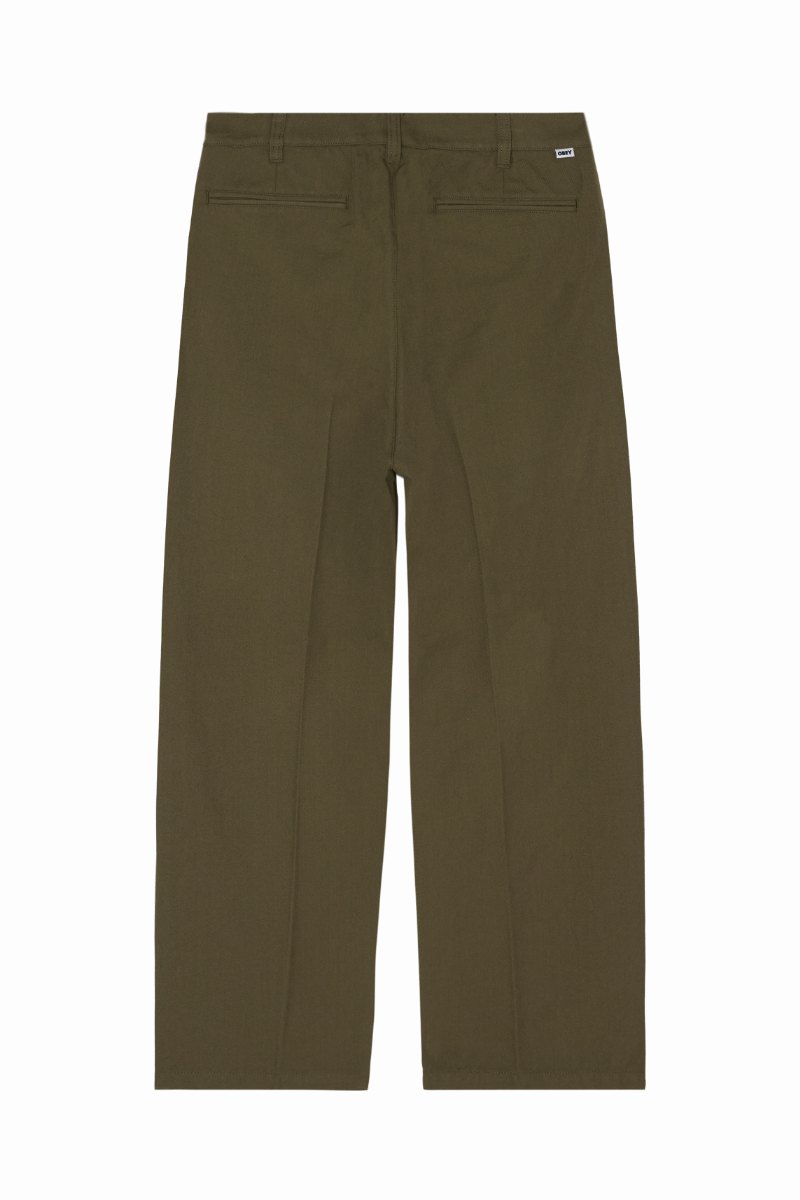 OBEY DEAN PLEATED PANT Stone Gray