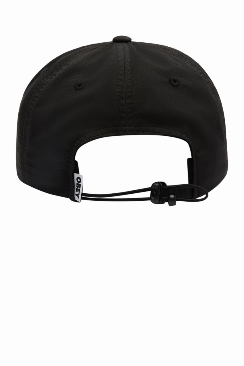OBEY STRIDE 5 PANEL CAP Black