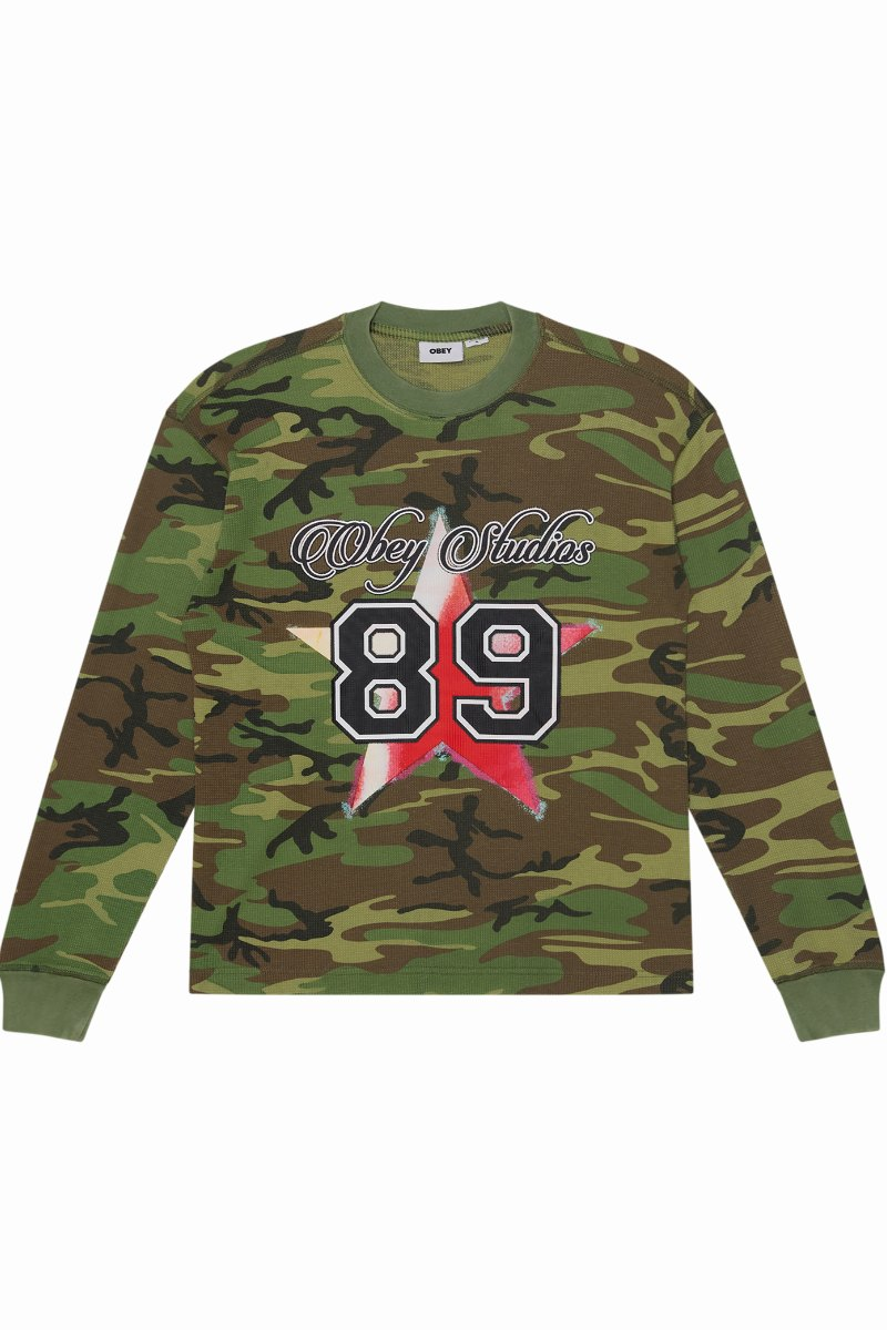 OBEY VARSITY STAR THERMAL Dusty Camo