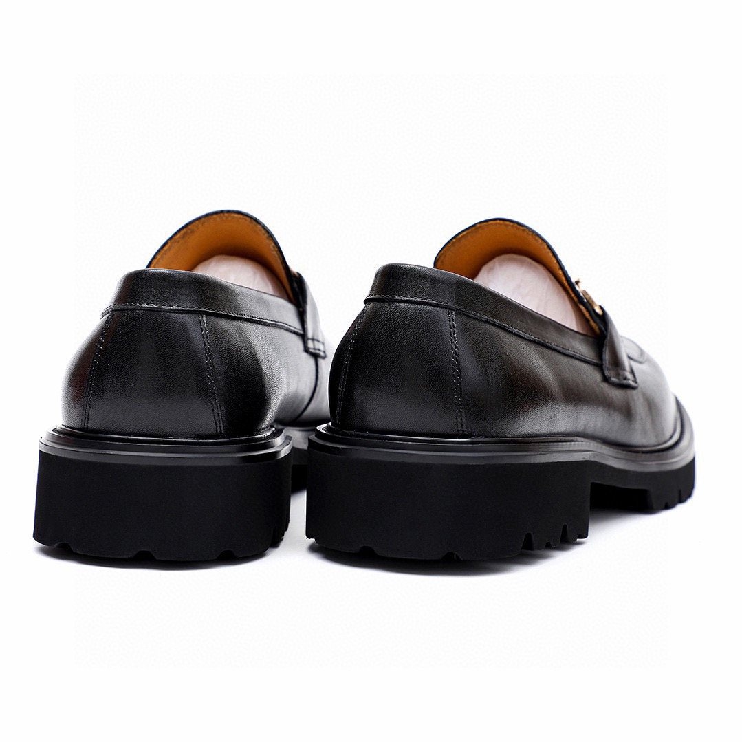 Salvatore Ferragamo Men's Black Bit Loafers