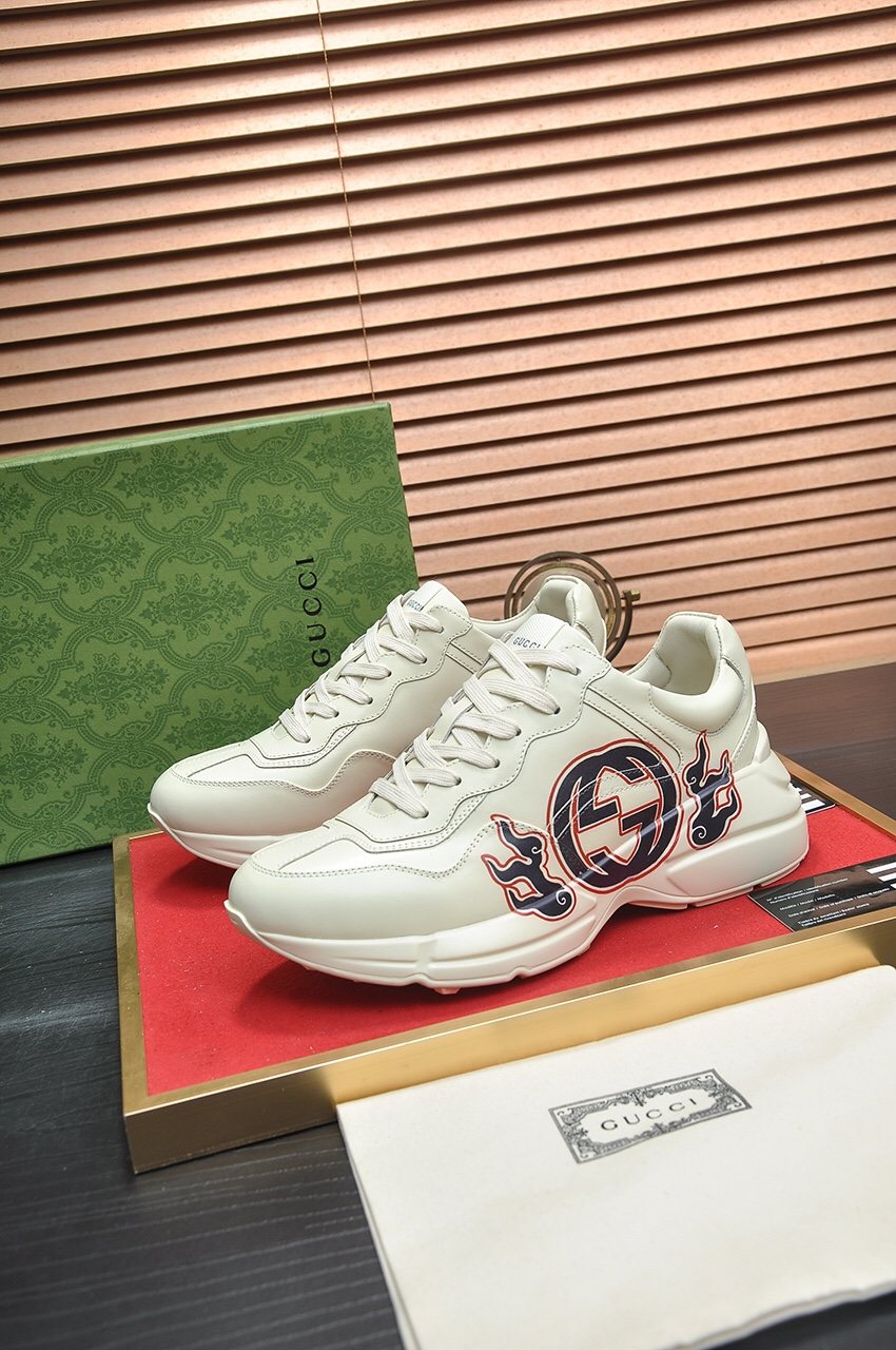Gucci Off-White Emblem Sneakers