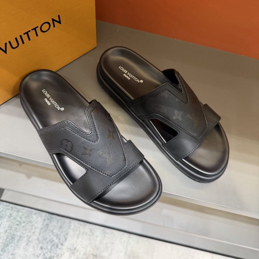 Louis Vuitton Oasis Cutout Slide Sandals