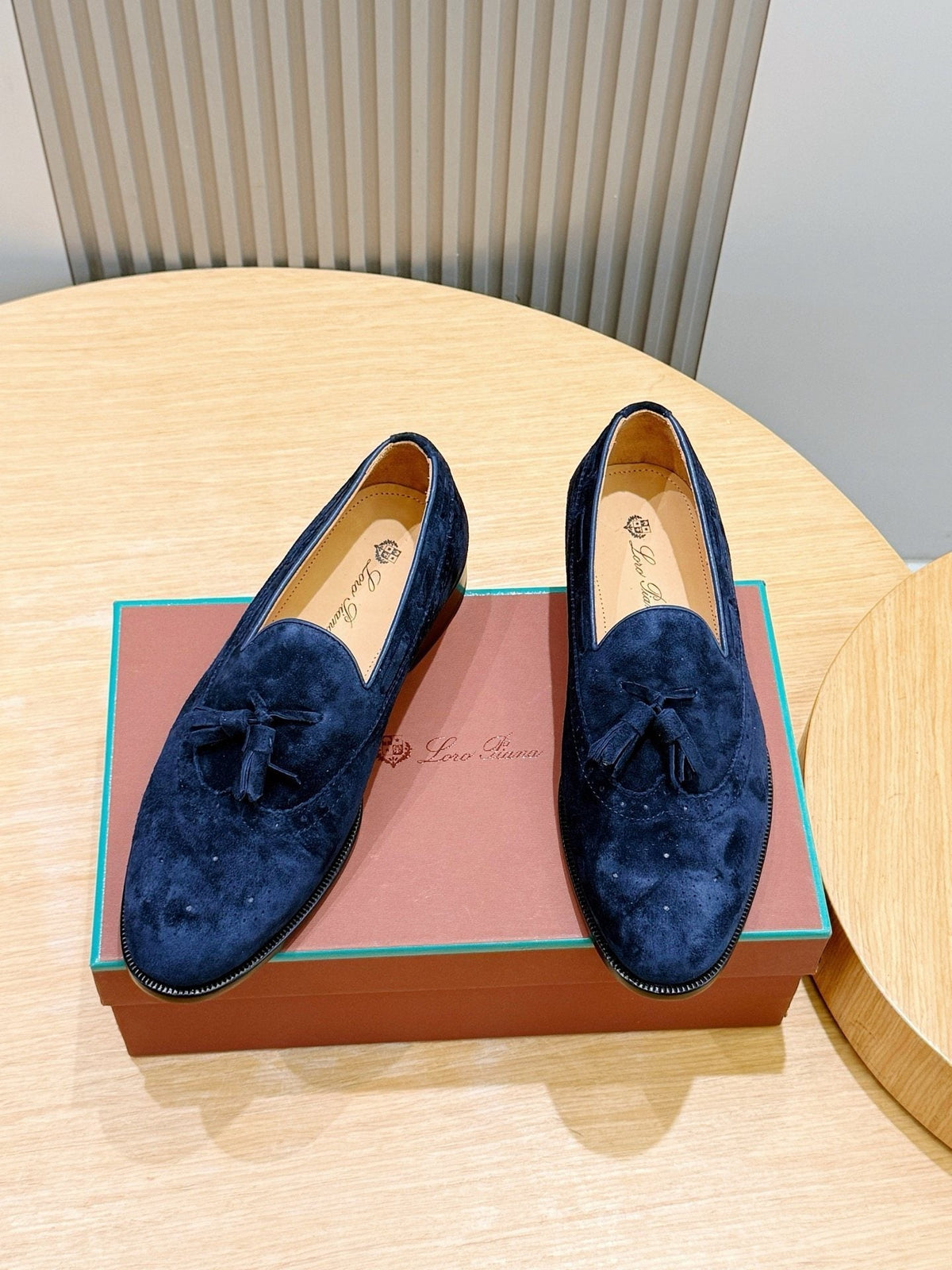Loro Piana Suede-Look Tassel Loafers